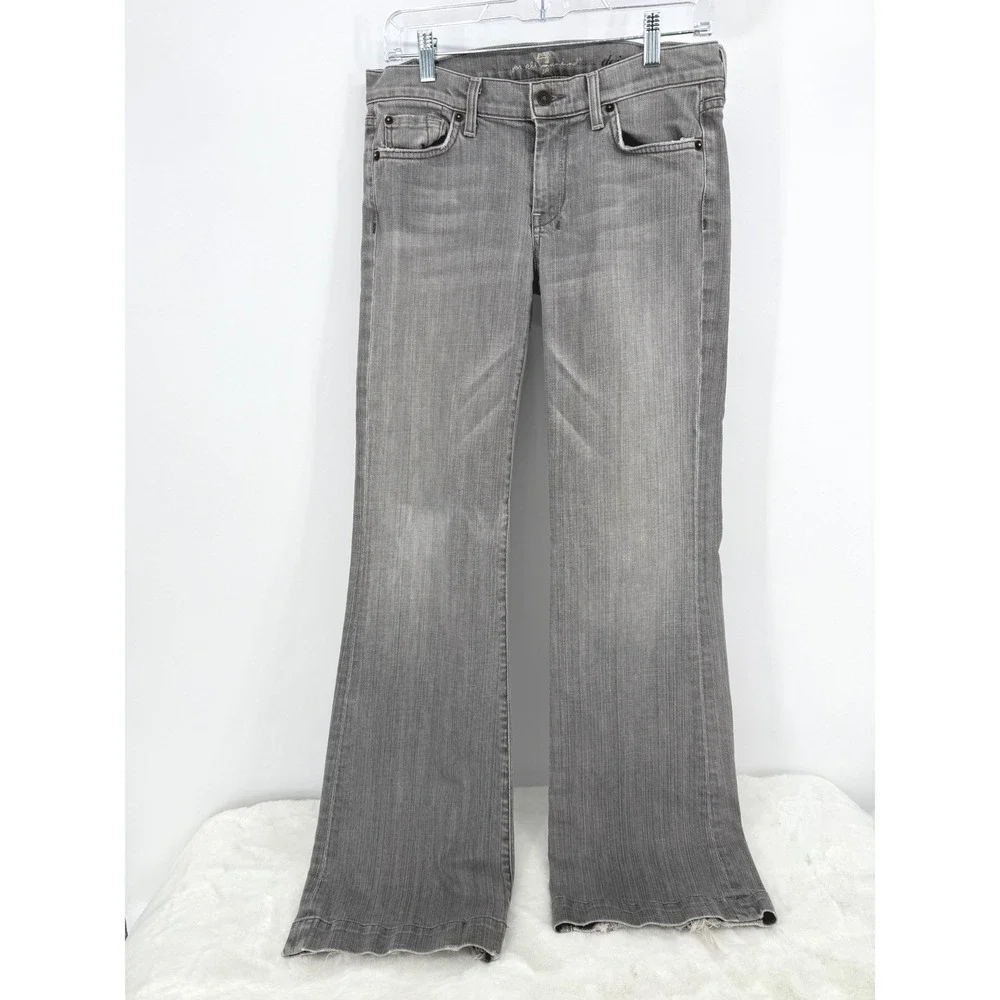 7 For All Mankind Dojo Jeans Gray Womens 28‎